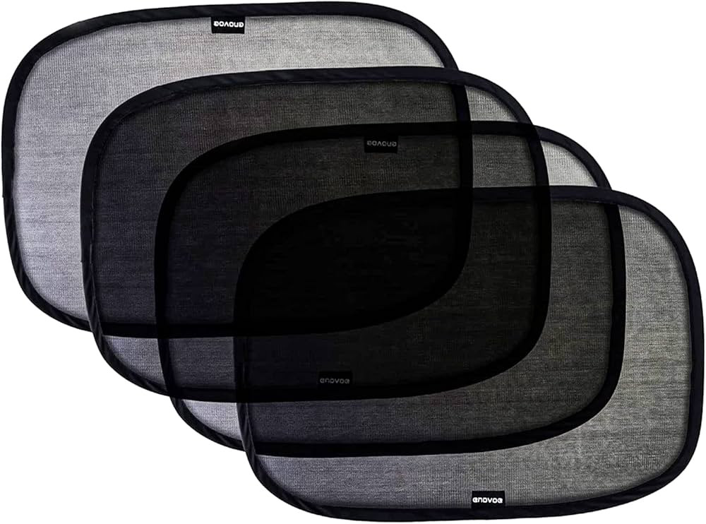Enovoe Car Window Shades for Baby (21"x14") - Sun Shade Blocker, Cling Window Cover - Glare Shiel... | Amazon (US)