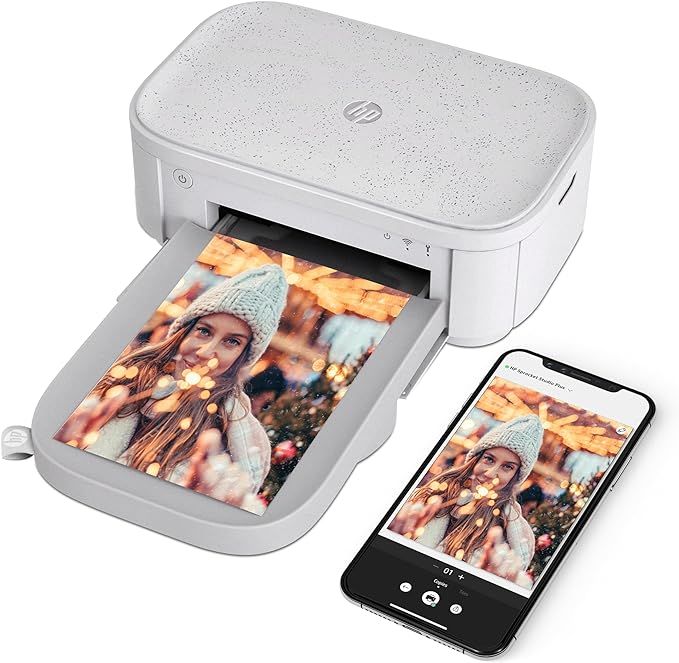 HP Sprocket Studio Plus WiFi Printer – Wirelessly Prints 4x6” Photos from Your iOS & Android ... | Amazon (US)