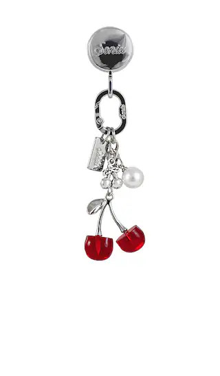 Phone Charm With Adhesive Hook in Red Cherry | Revolve Clothing (Global)