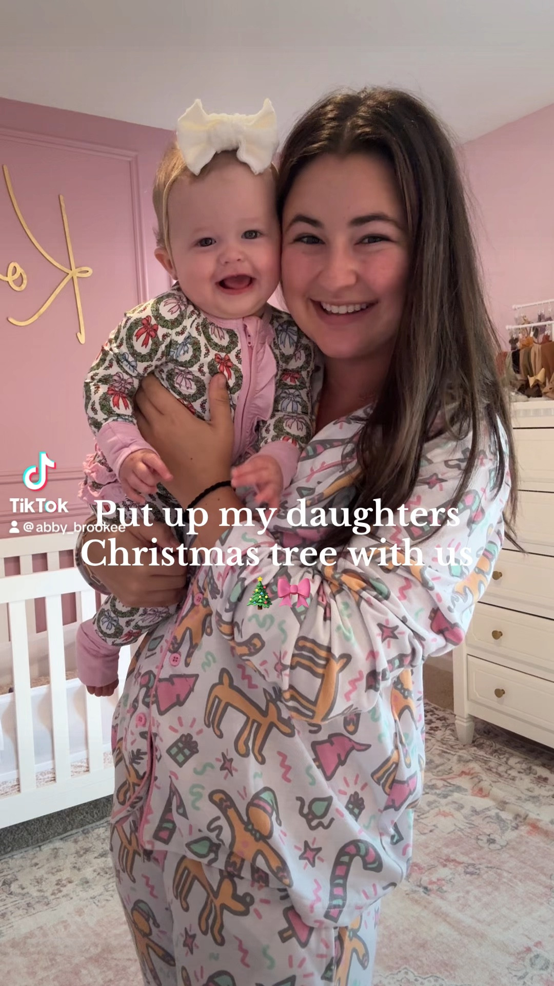 The cutest pink Christmas tree. Christmas jammies are also linked 🎄🎀

#LTKHoliday #LTKSeasonal #LTKBaby