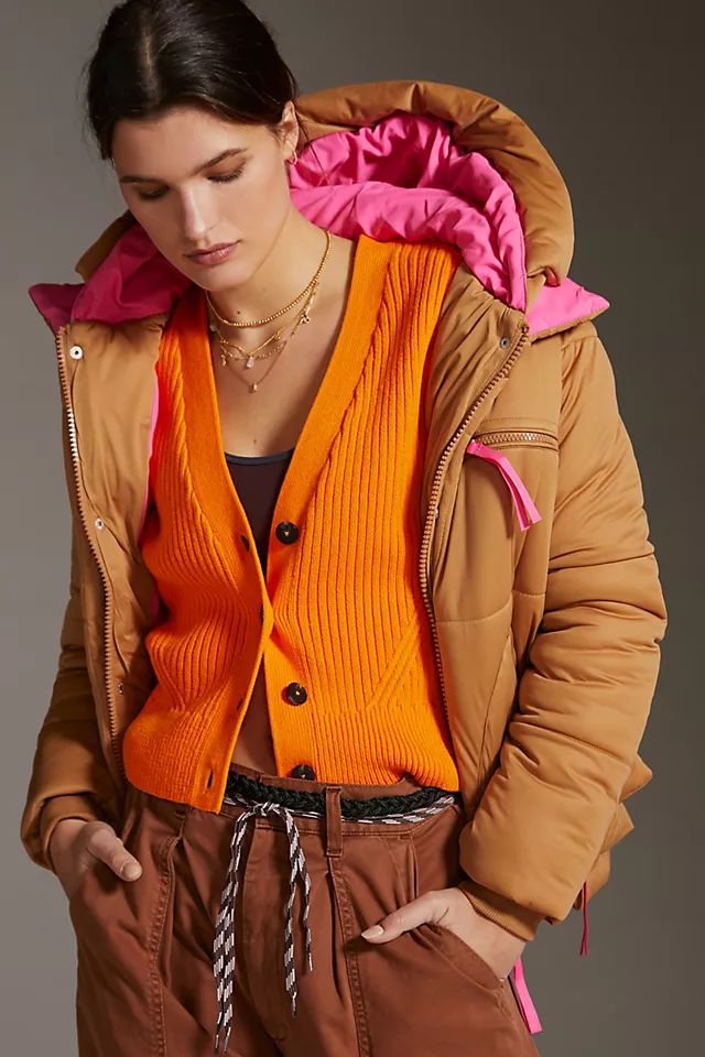 Colorblocked Puffer Jacket | Anthropologie (US)