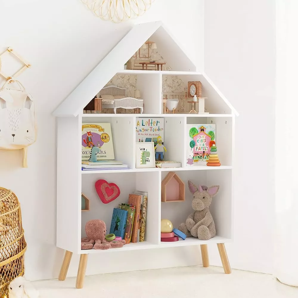 Aldi bookshelf best sale with toy box