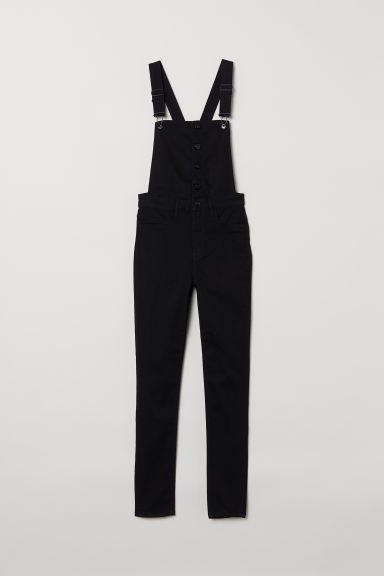 H & M - Bib Overalls - Black | H&M (US + CA)