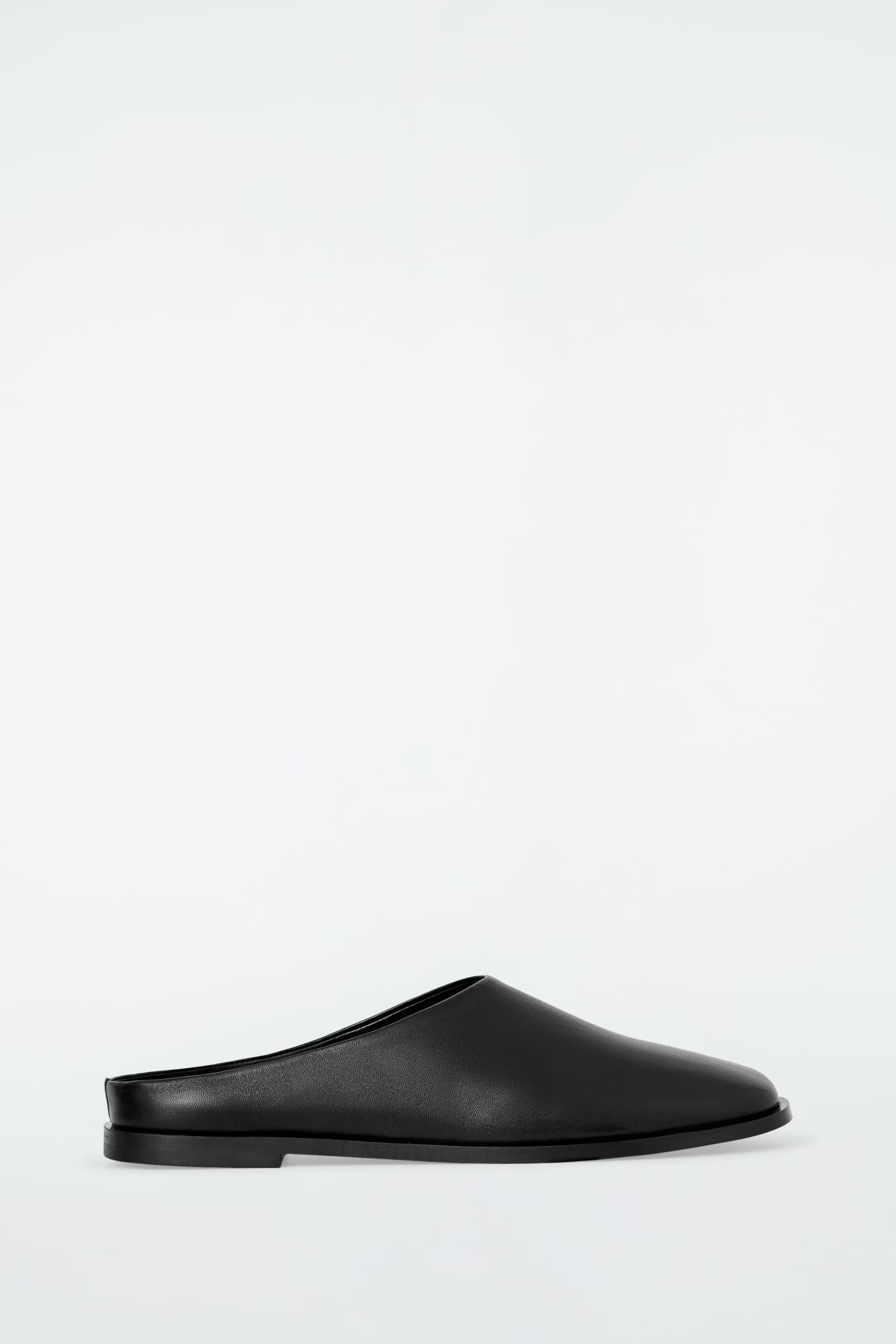 CLASSIC LEATHER MULES - BLACK | COS | COS UK