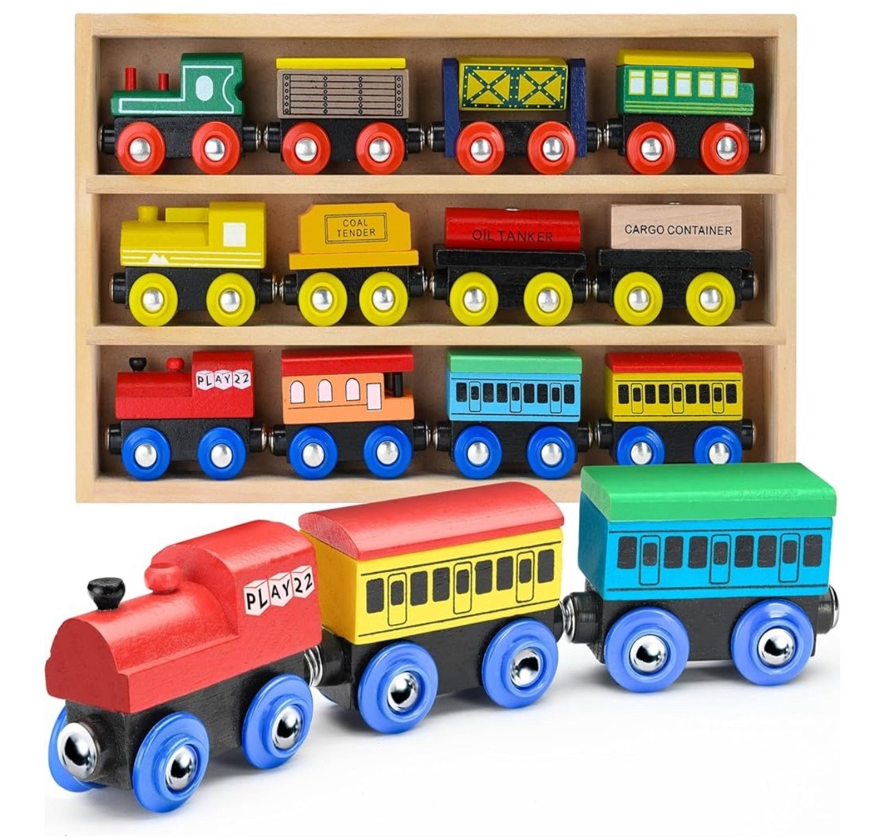 42% off 🎉

Wooden Train Set 12 PCS - Train Toys Magnetic Set Includes 3 Engines - Toy Train Sets For Kids Toddler Boys And Girls - Compatible With All Major Brands - Original - By Play22
Amazon's

#LTKSaleAlert #LTKKids