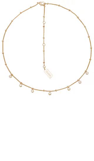 Melanie Auld Floating Disc Necklace in Gold | Revolve Clothing (Global)