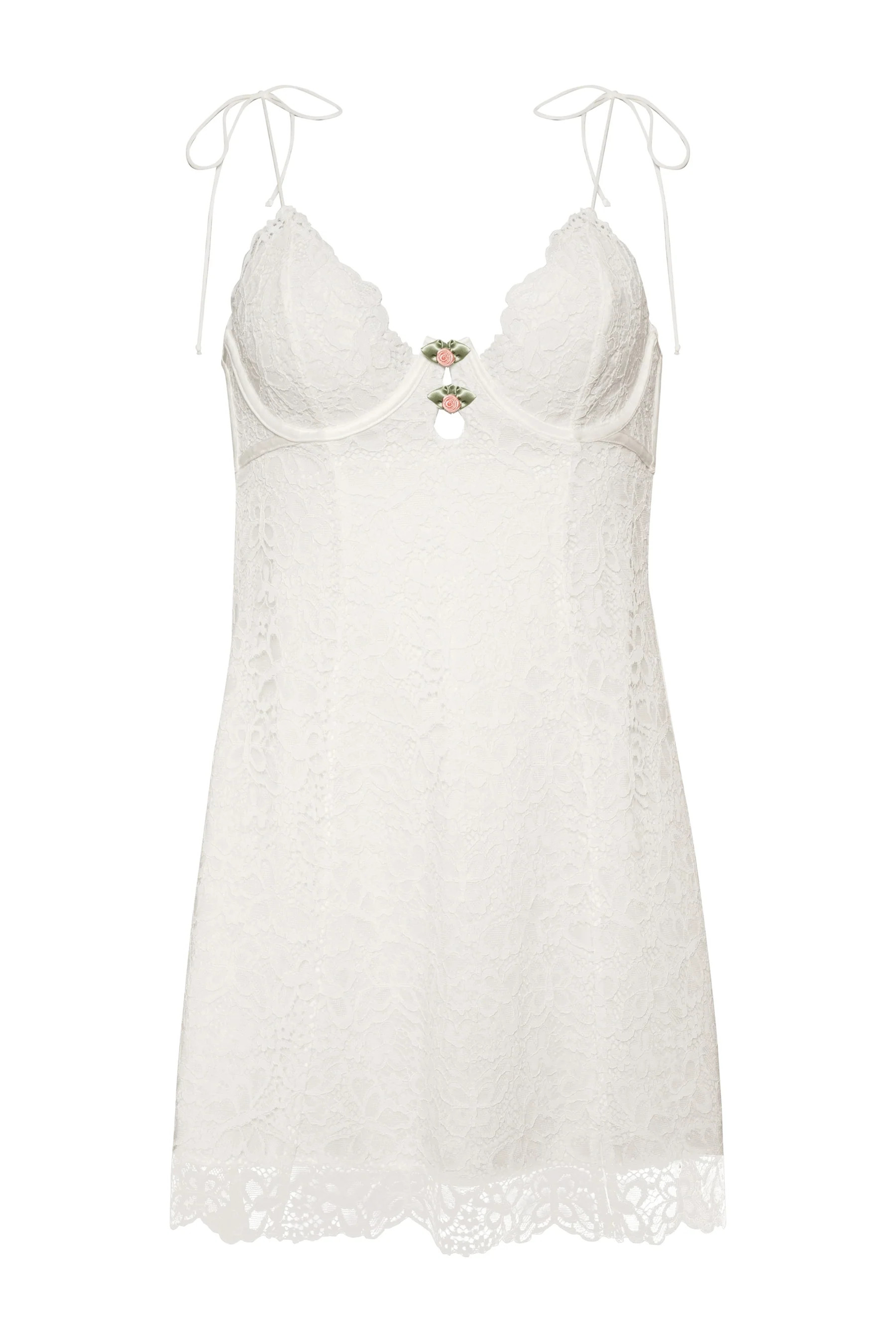 Creamsicle Lace Slip Dress | For Love & Lemons