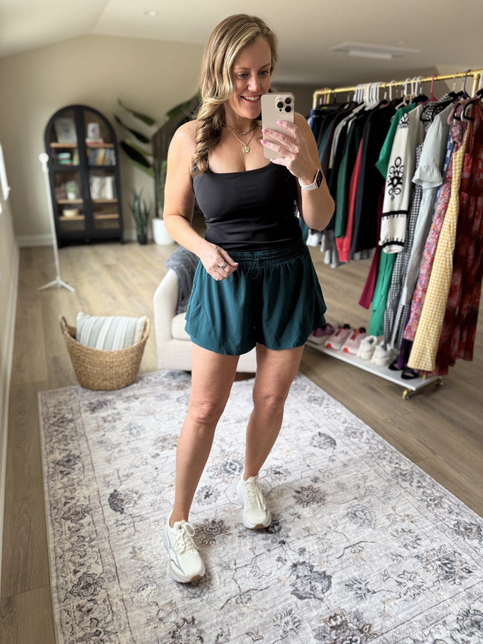 Walmart finds
Mom fashion
Walmart fashion 
Athletic dress
Sports mom
Shorts
Skort
Tank top 
Sneakers
Fits TTS, wearing medium 




#LTKootd #LTKMidsize #LTKOver40
