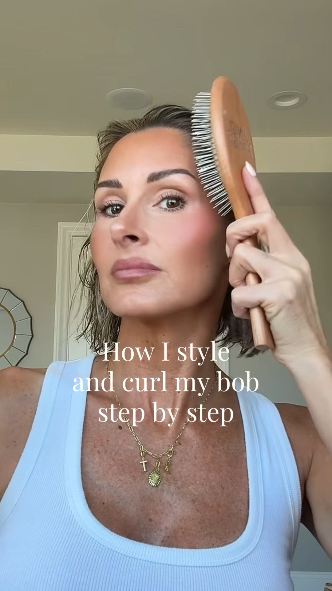 Step by step on how I dry, style and curl my bob

#LTKgrwm #LTKOver40 #LTKBeauty
