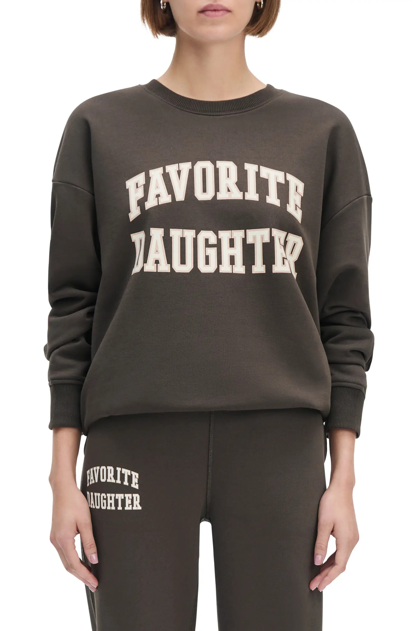 Collegiate Cotton Blend Sweatshirt | Nordstrom