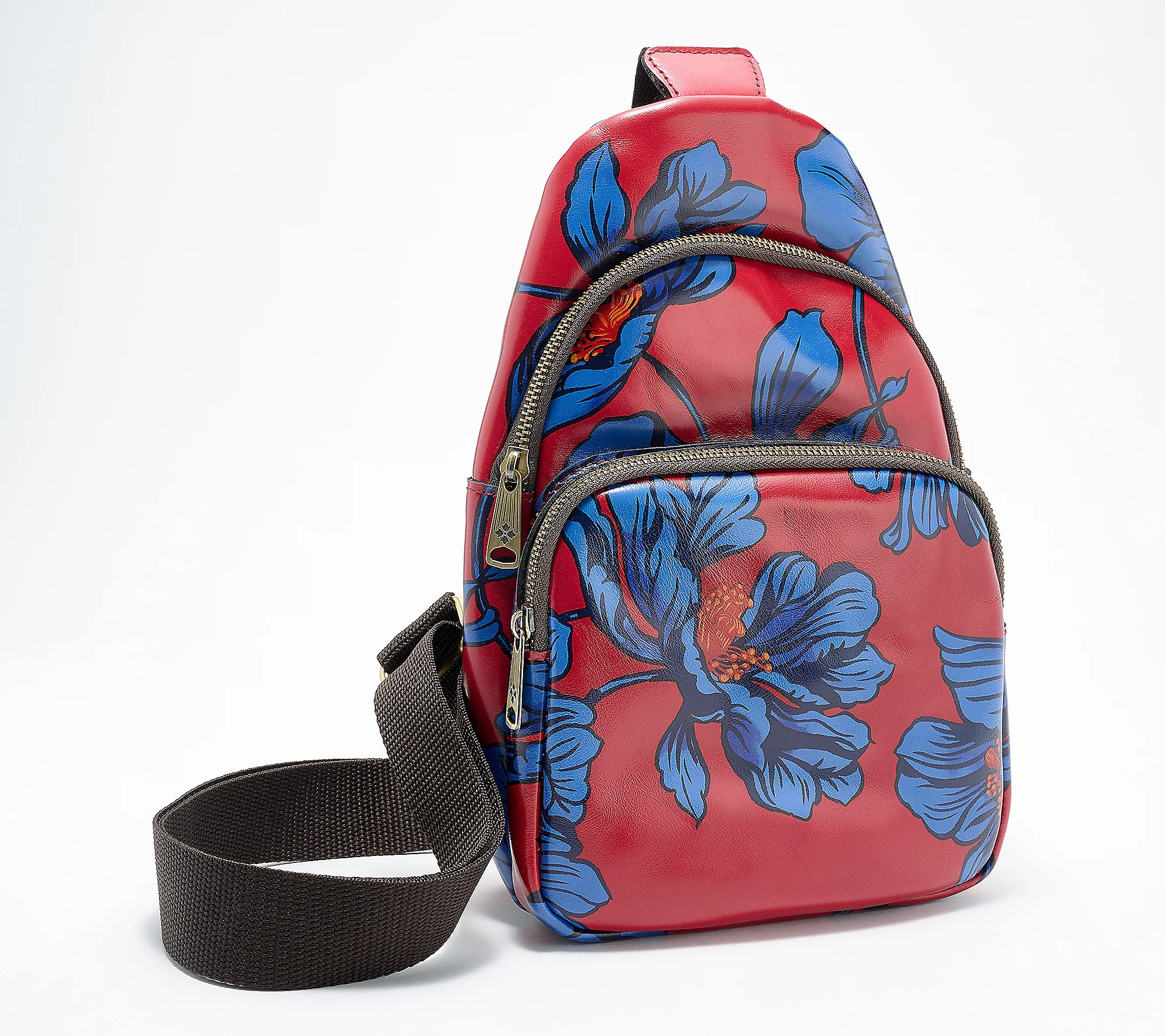 As Is Patricia Nash Leather Kea Sling Bag | QVC