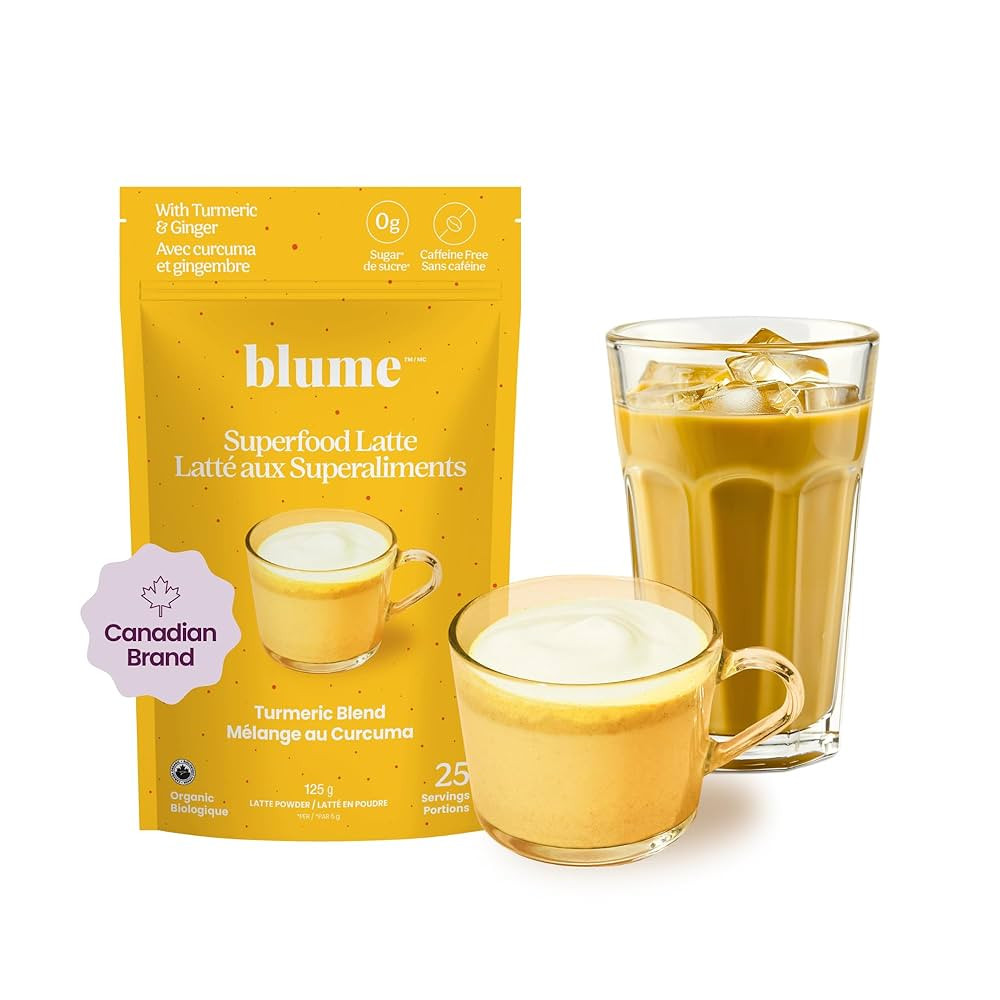Blume Superfoods Latte - Turmeric Powder and Ginger Powder - Golden Milk, Cardamom, Ginger Root, ... | Amazon (CA)