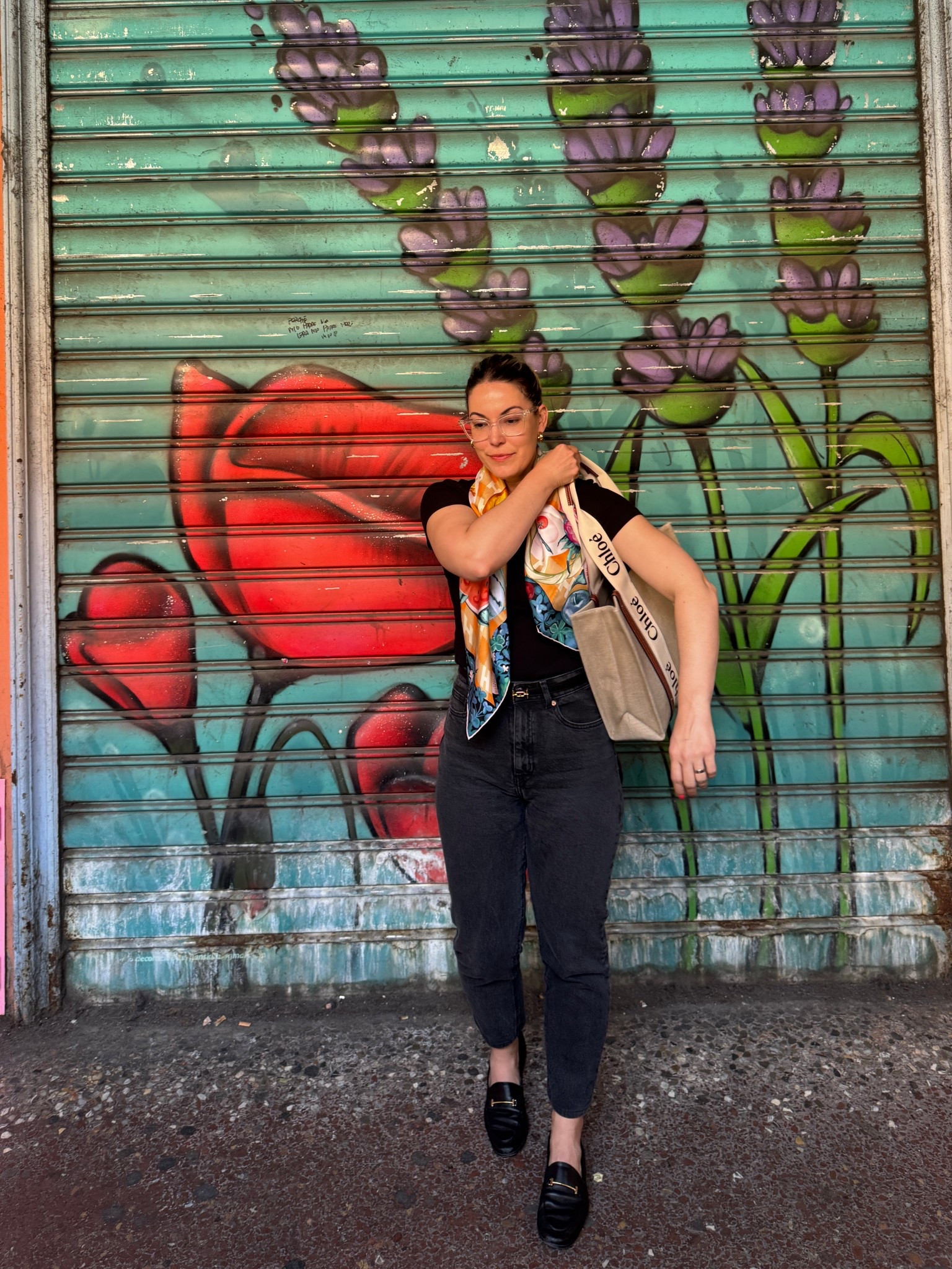 Favorite Jeans ATM!
Scarf is Hermes Un carre sur L'herbe

#LTKStyleTip #LTKItBag #LTKFindsUnder50