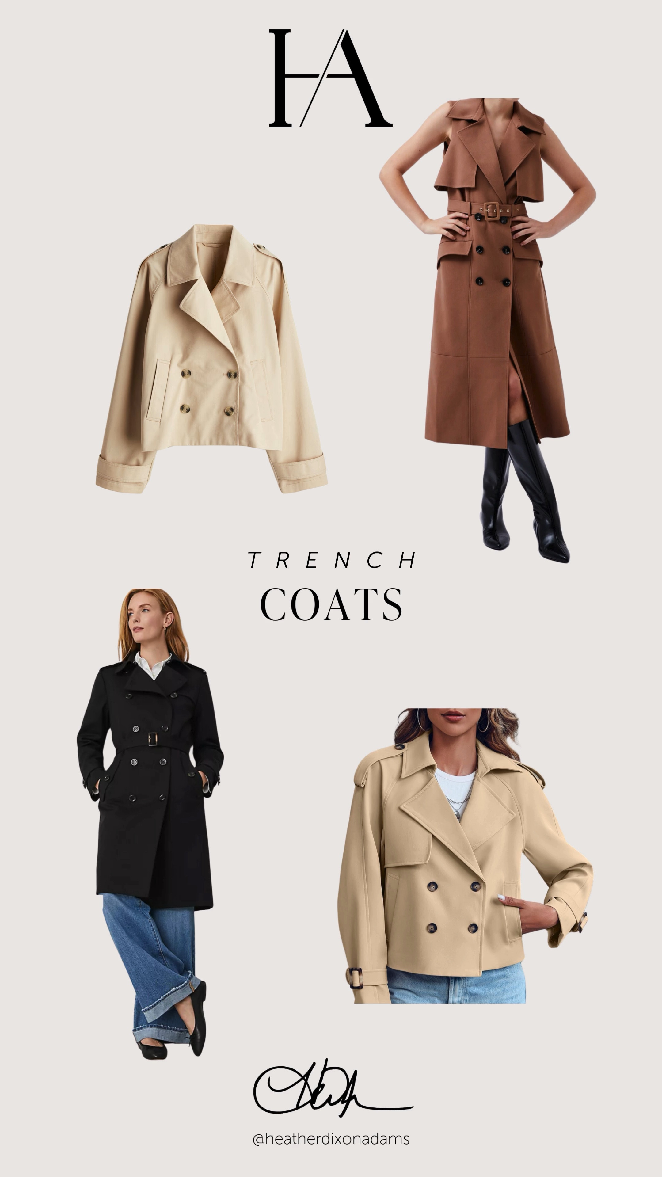 This falls favorite trench coat guide. 

#LTKSeasonal #LTKOver40 #LTKStyleTip
