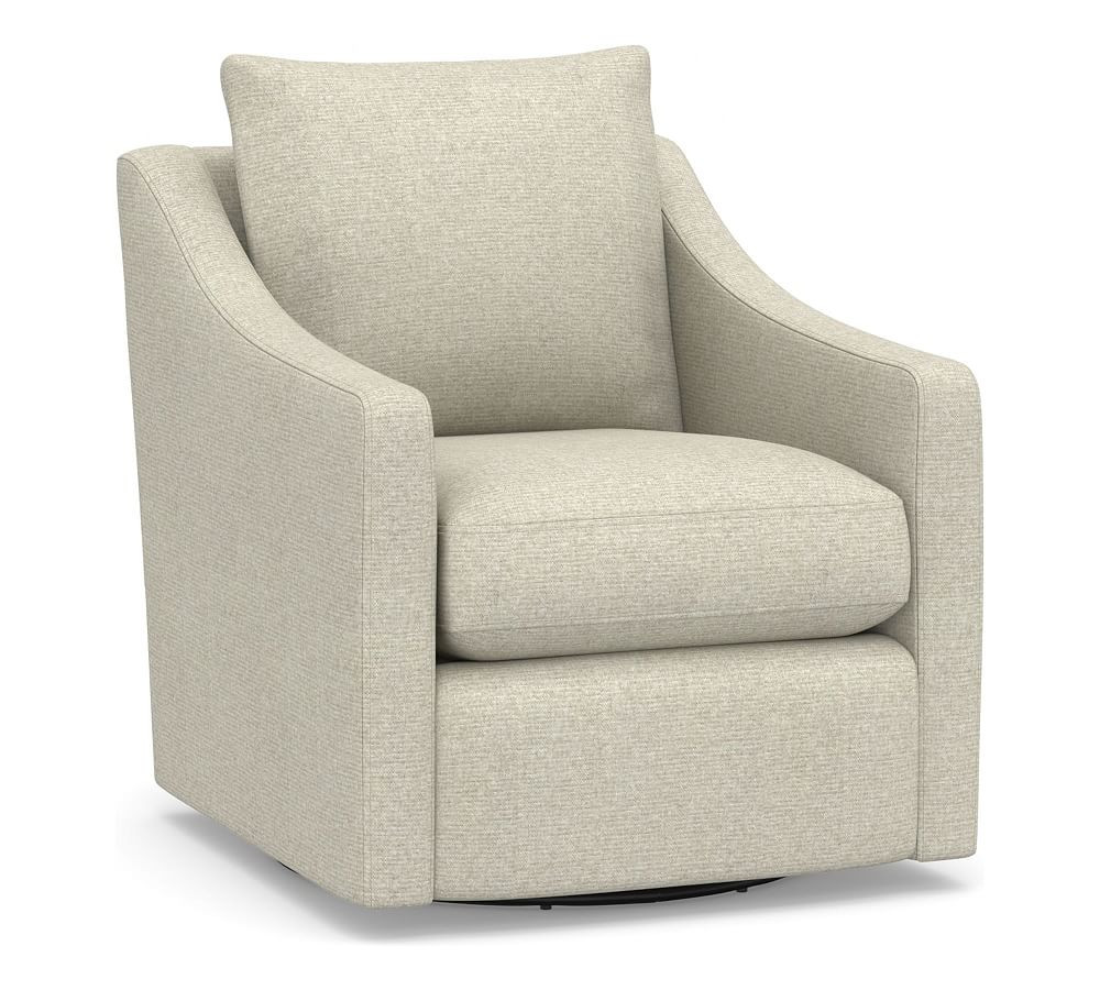 Ayden Slope Arm Swivel Glider | Pottery Barn (US)