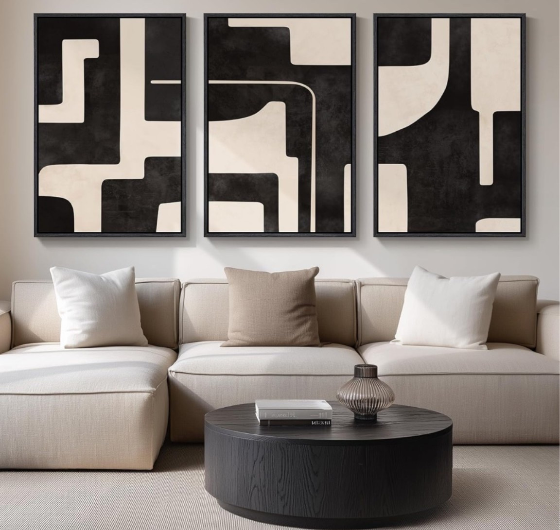 Instant clean, elevated home energy. 🤍 This neutral abstract wall art is giving modern minimalist, quiet luxury, gallery wall, clean aesthetic, and chic designer-inspired home vibes. The soft black and beige tones feel ethereal, rare, and effortlessly cool. The perfect finishing touch for a calm, curated space.

Grab yours now and give your home that modern, elevated refresh. ✨

#LTKHome #LTKOver40 #LTKU