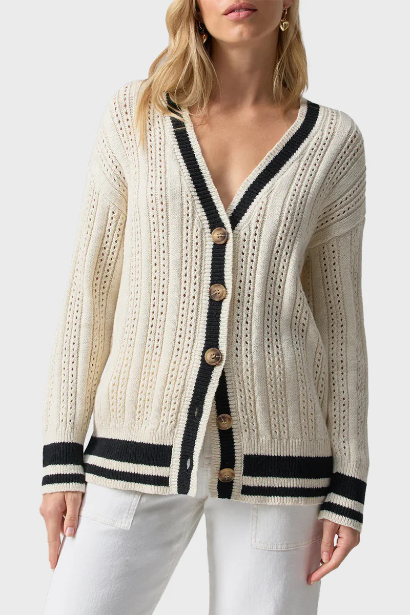 Sanctuary Sport Stripe Cardi | Gibson