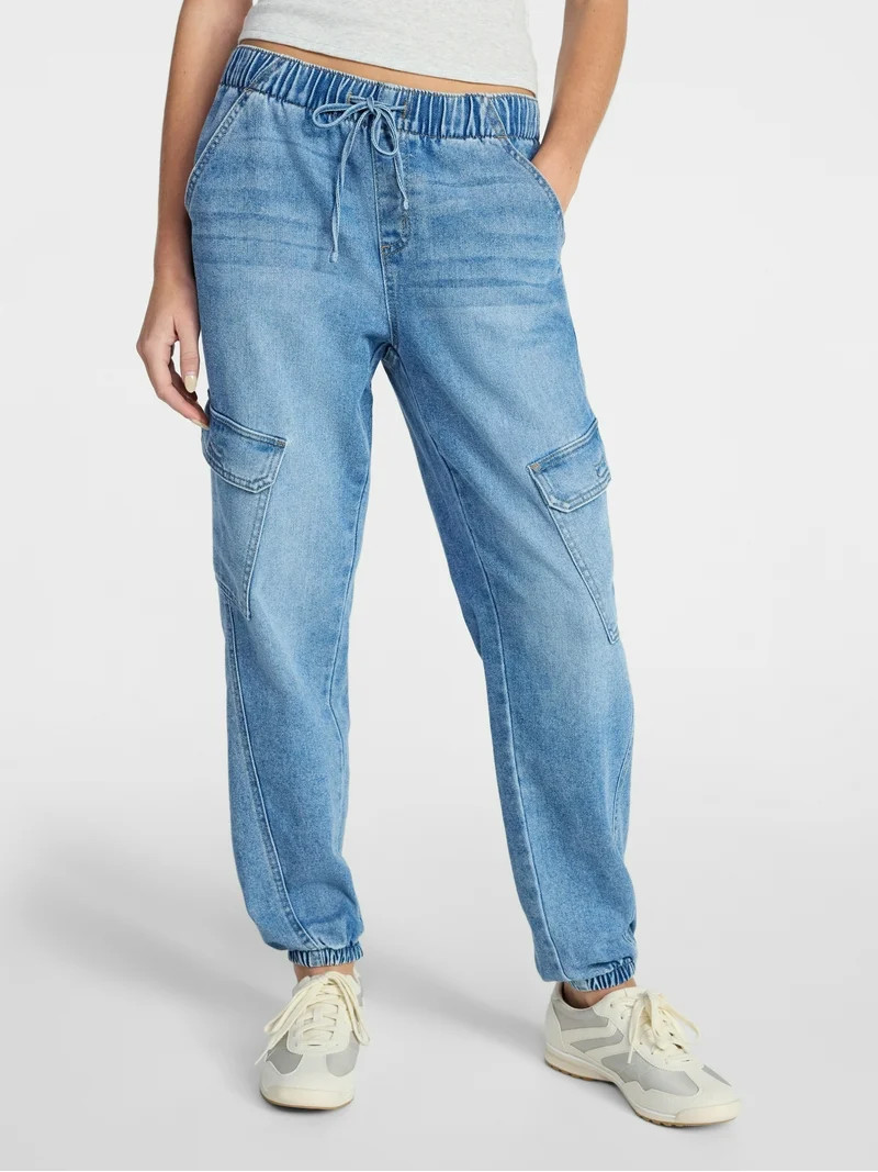 No Boundaries Cargo Jogger Pants, Women's | Walmart (US)