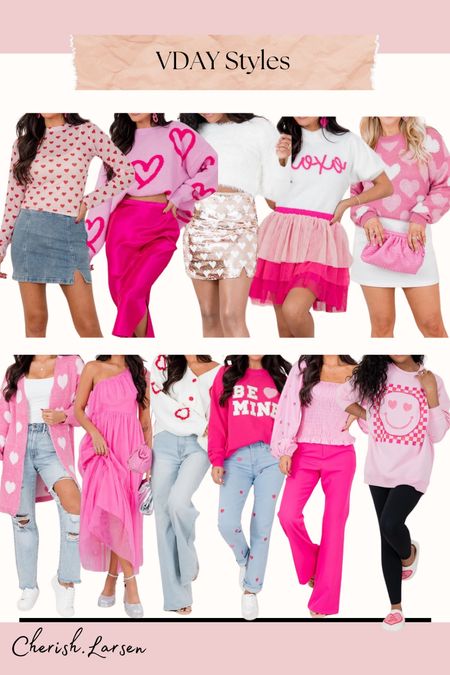 The cutest new Valentines Day styles all from Pink Lily - most under $50, nothing over $56. Linked some heart sweaters, graphics, skirts, and more! 

#LTKfindsunder50 #LTKfindsunder100 #LTKSeasonal