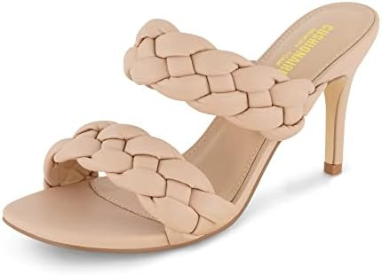 CUSHIONAIRE Women's Suzy braided dress sandal +Memory Foam, Wide Widths Available | Amazon (US)