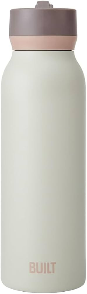 BUILT 40oz Cascade Double Wall Vacuum Insulated Stainless Steel Water Bottle with Wide Mouth Stra... | Amazon (US)
