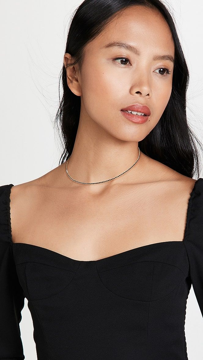 Thin Colored Tennis Choker | Shopbop