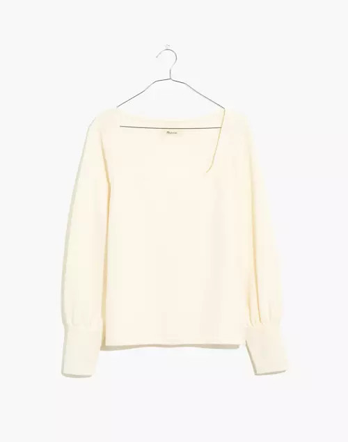 Ottoman Rib Square-Neck Top | Madewell