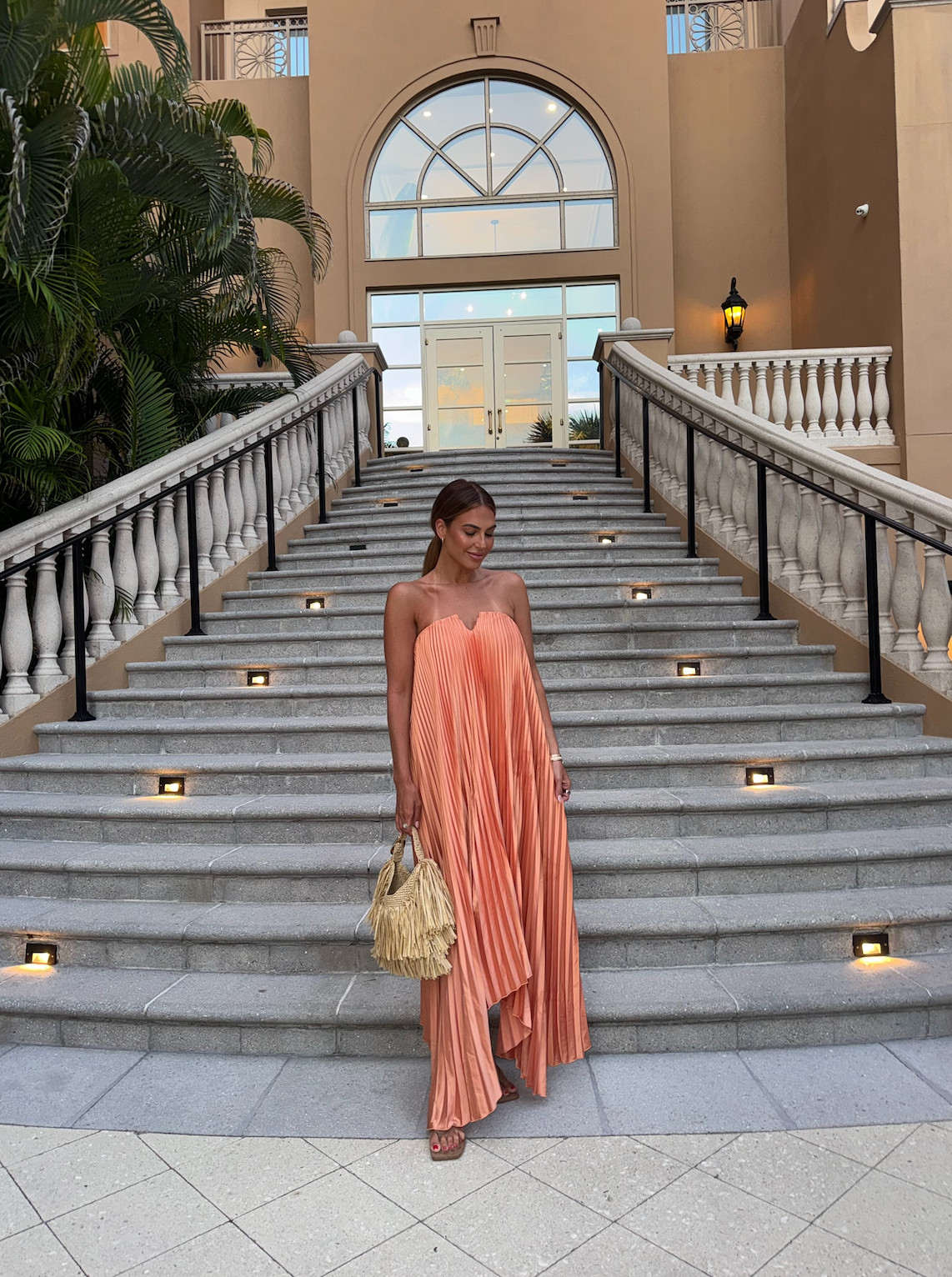 wearing a small 🧡 

 