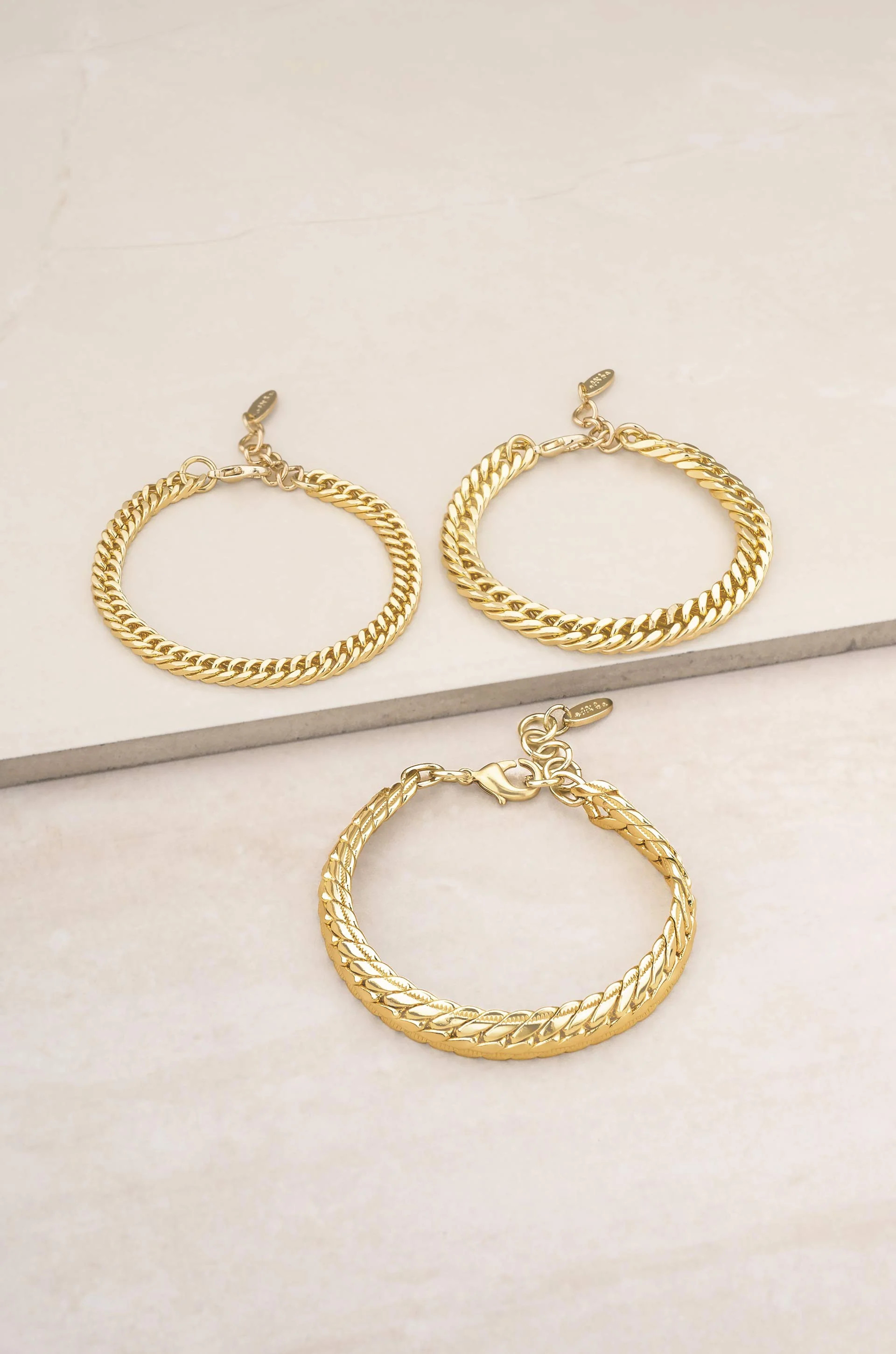 Ultimate Everyday 18k Gold Link Chain Bracelet Set | Ettika