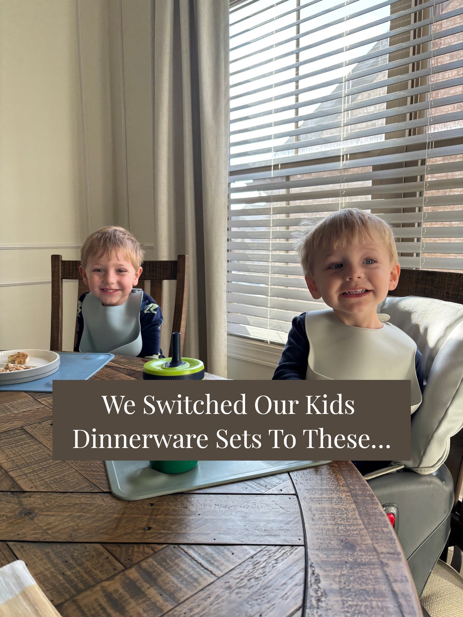 Out with the old cracked silicone plates and in with the new porcelain plates! 

We chose to switch to porcelain plates and bowls for a more sustainable, durable, eco friendly and BPA free option for the boys. 

It was an investment up front but long term the boys can use this dinnerware for years to come! 

toddler dinnerware, toddler meals, bowls, plates, silverware, kids essentials, kids bowls, kids plates, meals with toddlers, baby registry items, toddler must haves, clean eating, healthy toddler

#LTKfamily #LTKbaby #LTKkids
