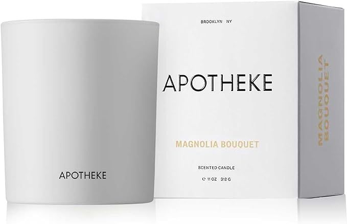 Apotheke Luxury Scented Candles for Home, Magnolia Bouquet - Aromatherapy Jar Candle with Soy Wax... | Amazon (US)