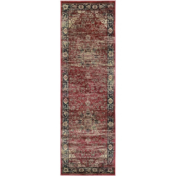 Larimore Red/Black Area Rug | Wayfair North America