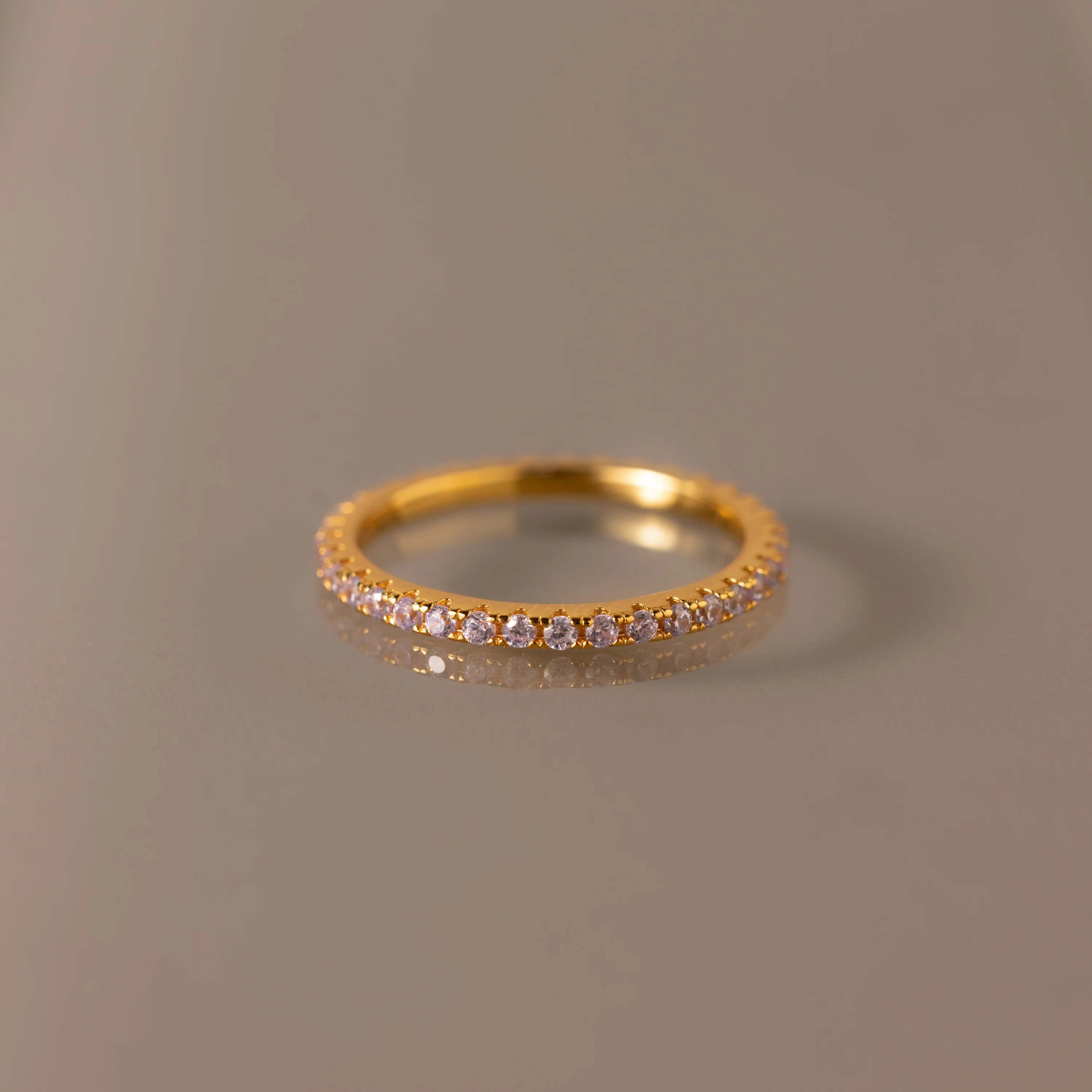 Dainty Endless Eternity Alexandrite Birthstone Ring | Caitlyn Minimalist | Caitlyn Minimalist