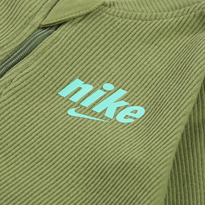 Nike Cotton Blend Ribbed Zip Footie | Nordstromrack | Nordstrom Rack