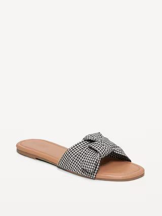 Knotted Slide Sandals for Women | Old Navy (US)
