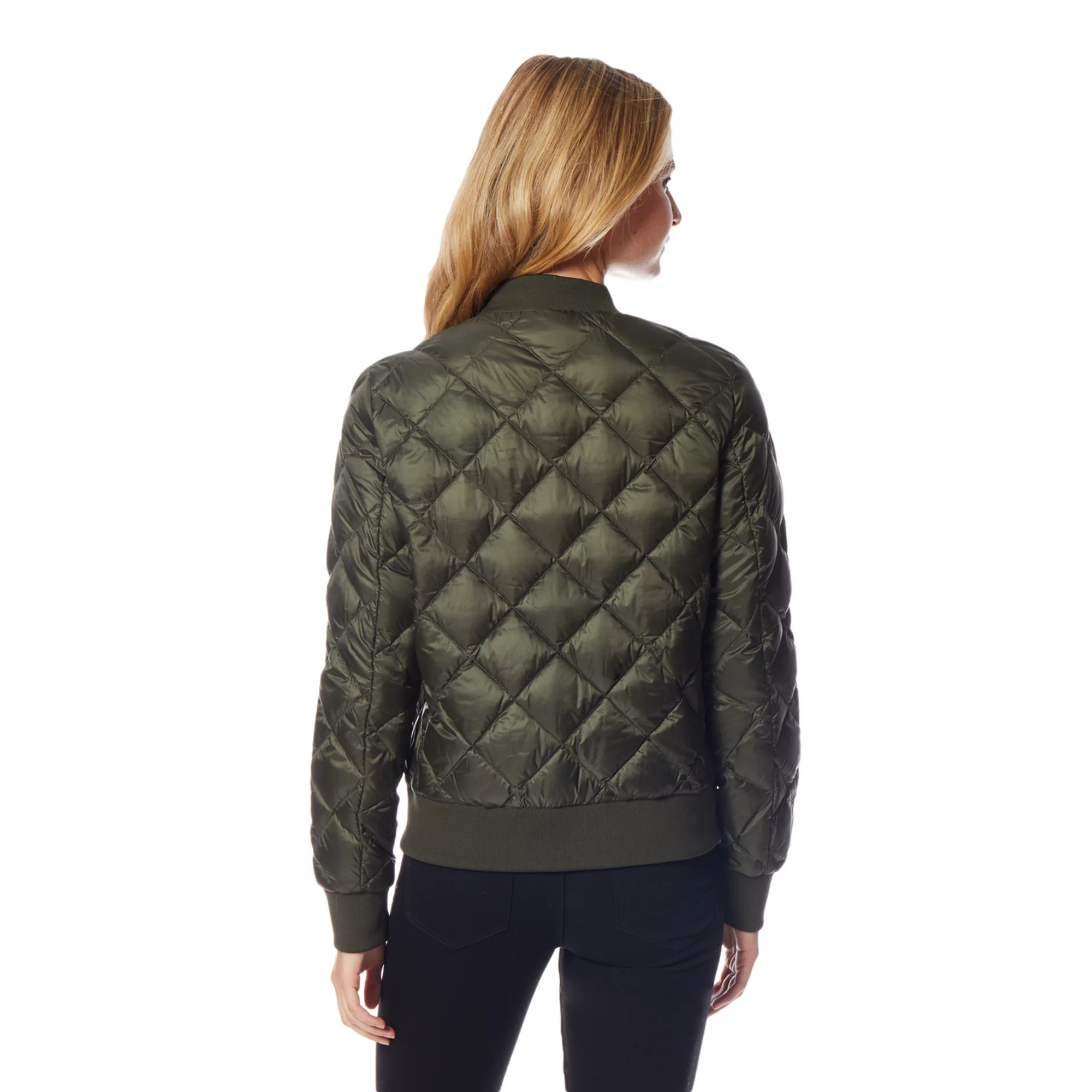 Women's Heat Keep Down Puffer Bomber Jacket | Kohl's