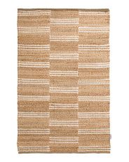 Hand Woven Jute Natural Fiber Area Rug | TJ Maxx