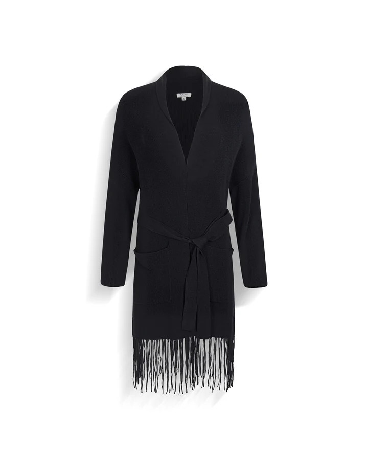 Splendid x @Cellajaneblog Fringe Open Cardi | Splendid