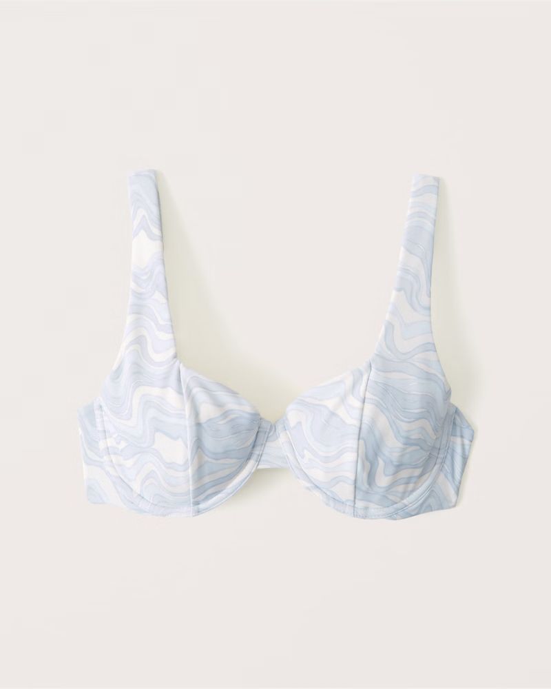 Wide Strap Underwire Bikini Top | Abercrombie & Fitch (US)