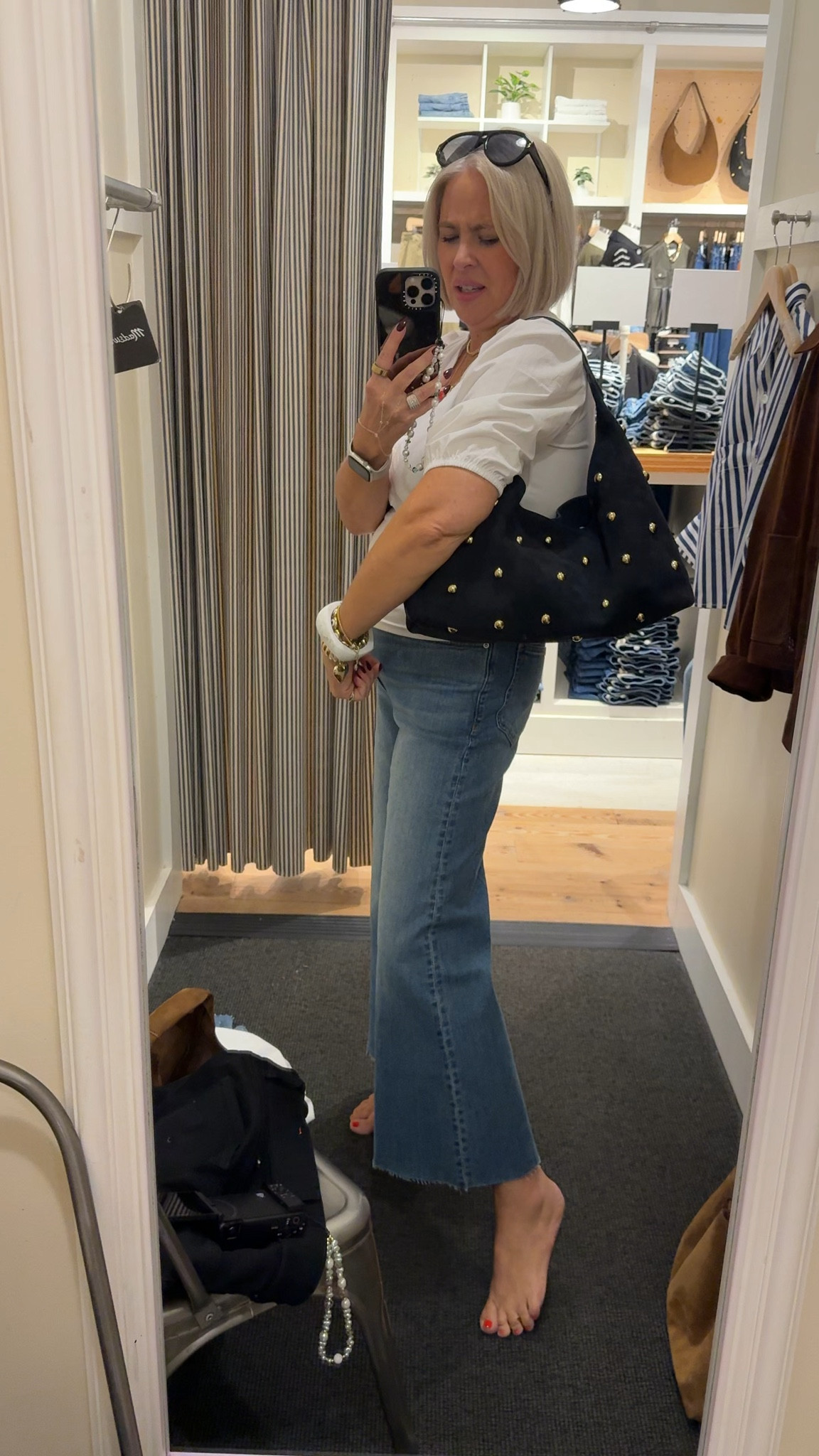 This gorgeous black suede with gold garments bag is now 30% off site wide.


#LTKFallSale #LTKSaleAlert #LTKOver40