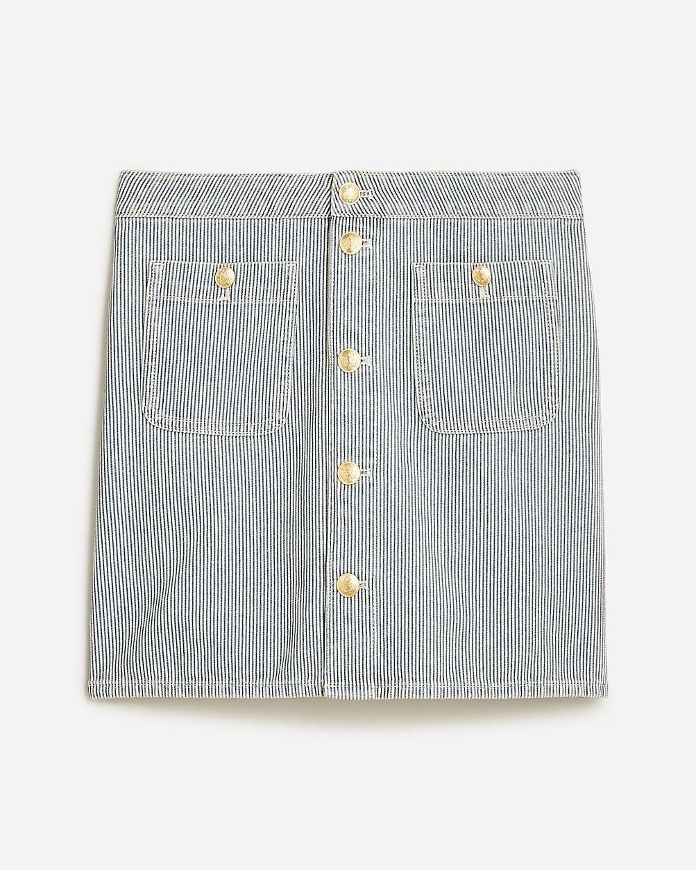 Textured denim mini skirt | J.Crew US