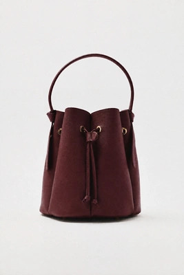 Laguna Faux Leather Bucket Bag | Anthropologie (US)