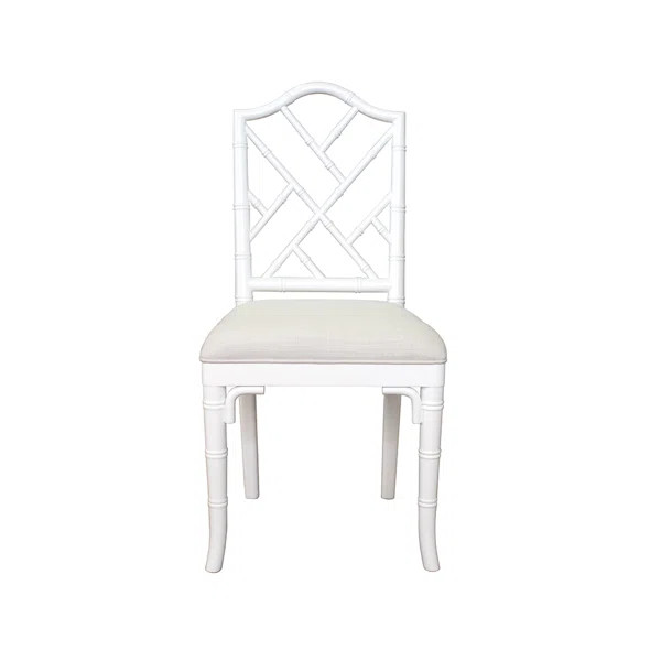 Fairfield Linen Cross Back Side Chair | Wayfair North America
