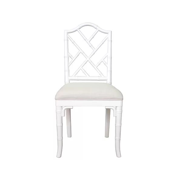 Fairfield Linen Cross Back Side Chair | Wayfair North America