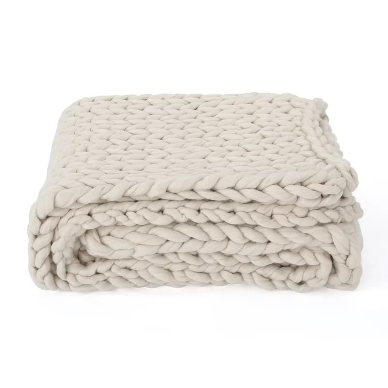 Aaraya Chunky Knit Throw Blanket | Wayfair North America