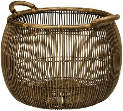 KOUBOO Large Open Weave Rattan Storage Basket | Amazon (US)