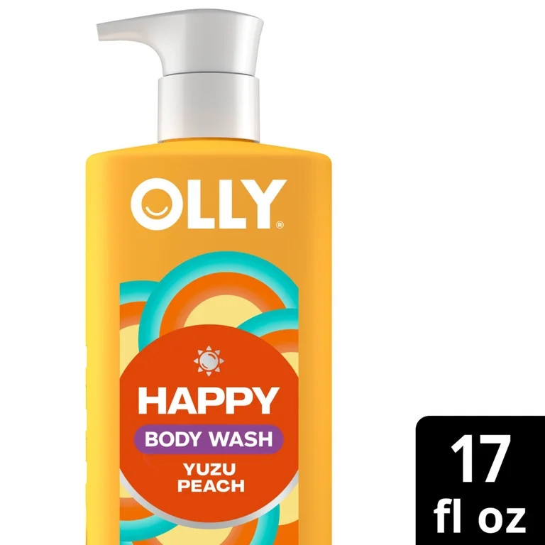 OLLY Exfoliating Body Wash Happy Mood + Skin, 17 fl oz | Walmart (US)