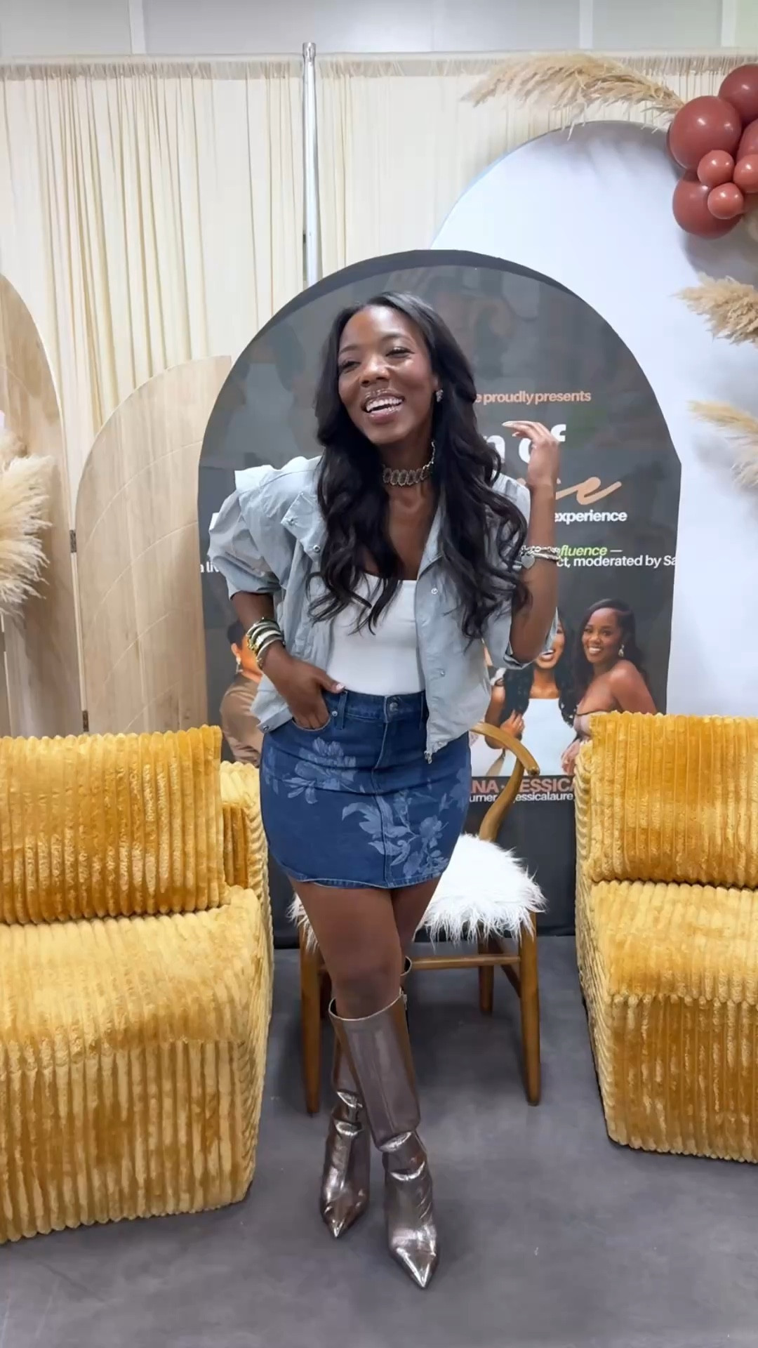 Walking in purpose! This look came out s cute. Perfect for spring! I’m loving this jacket. 

#LTKootd #LTKFestival #LTKgrwm