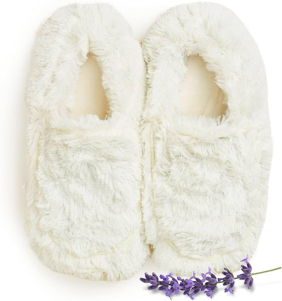 warmies Microwaveable House Slippers for Women - Womens Shoe Sizes 6-10 - Plush, Soft & Fuzzy Ind... | Amazon (US)