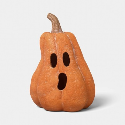 Terra Cotta Pumpkin Sculpture - Hyde and EEK! Boutique™ Orange: Halloween | Target